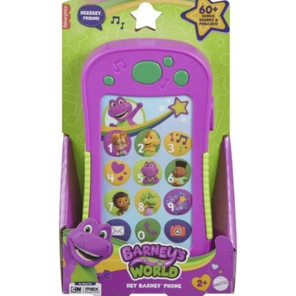 Fisher Price - Barney's World: Hey Barney Musical Phone NIB - Picture 10 of 12
